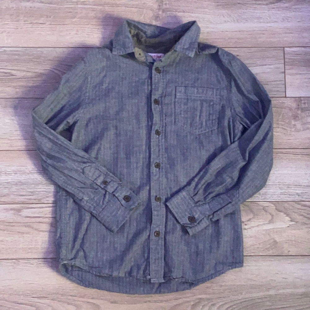 Cat & jack button up shirt”